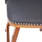 Flash Furniture 24" Gray LeatherSoft Wooden Counter Stools, PK 2 CH-192162X000PU-24-GY-GG - alternate 4